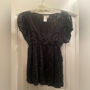 Sophie Max black blouse, size medium